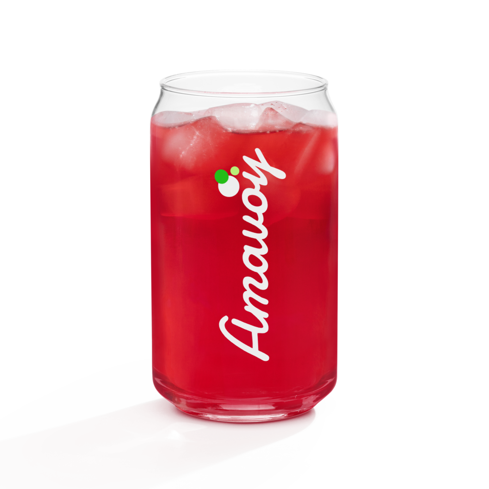 Can Shaped Glass Amavoy