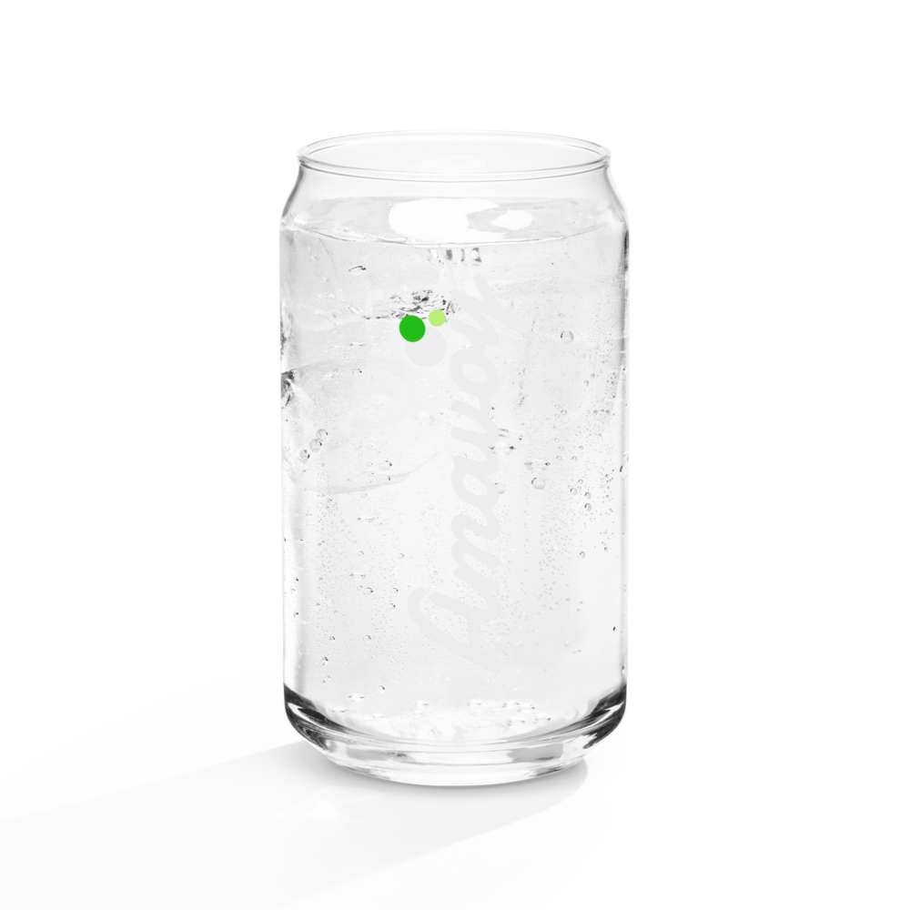 Can Shaped Glass Amavoy